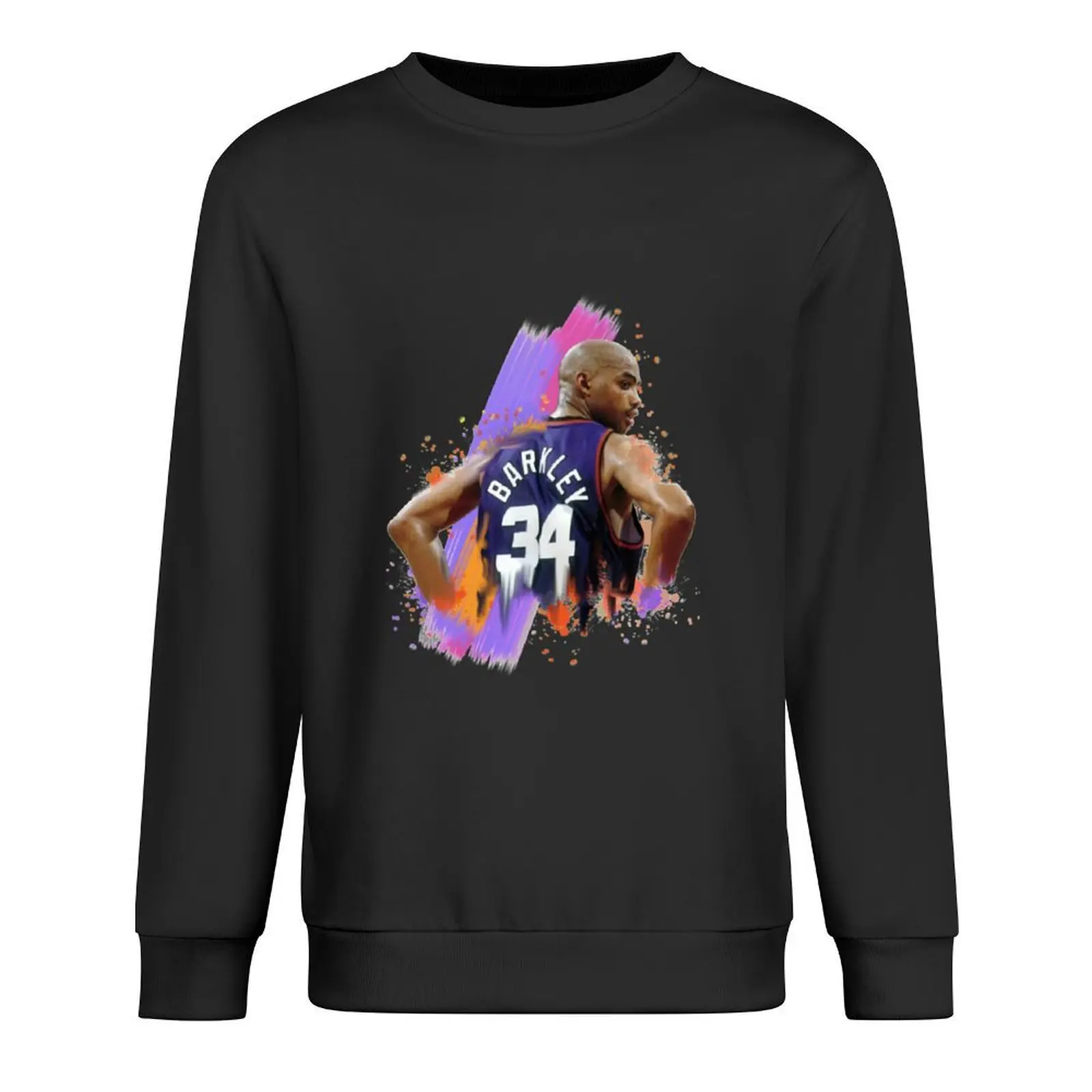 

Charles Barkley basketball Thirty four back side Pullover korean autumn clothes japanese style male clothes hooded sweatshirts