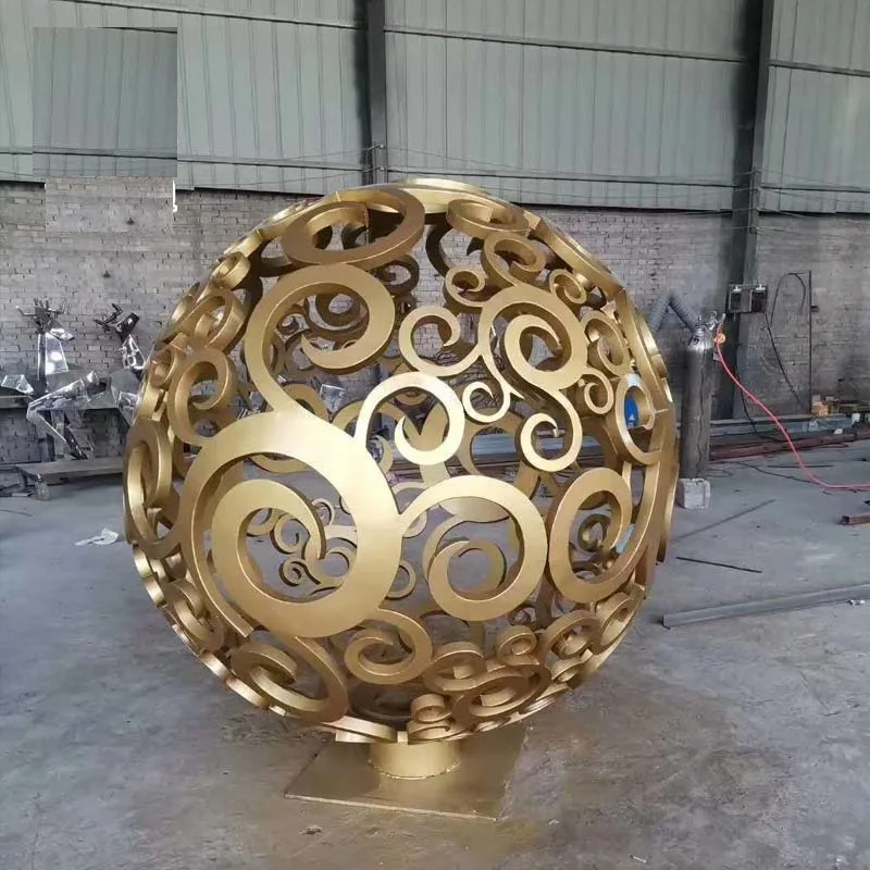 60-Inch large metal decorative sculpture outdoor display project decoration