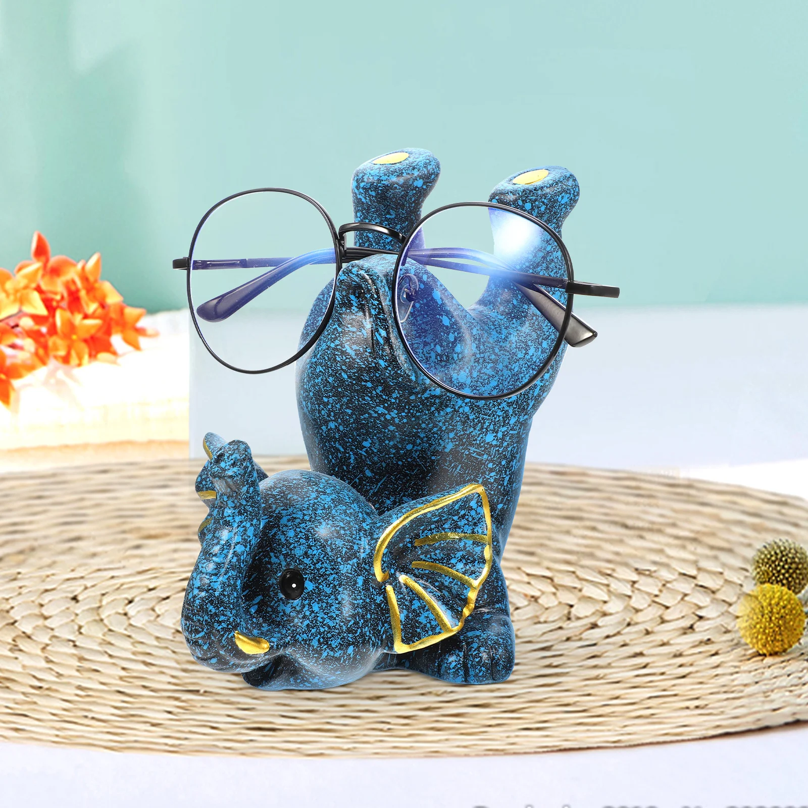 حامل نظارات الفيل قسط الراتنج لطيف النظارات حامل سطح المكتب ديكور النظارات الشمسية رف شاشة مكتب تخزين حلية