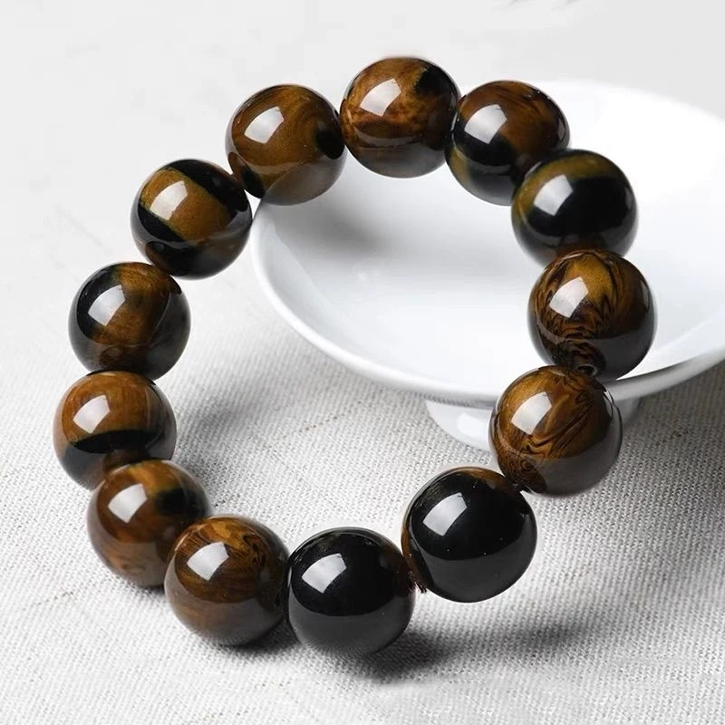 Authentic celebrity bestseller: high-end century-old sea , genuine blood cypress bracelet, original wood craft,