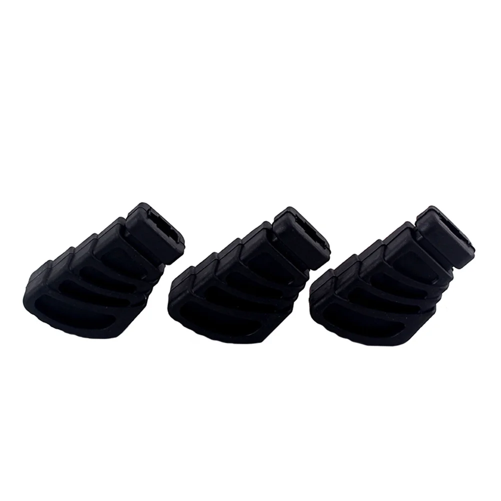 

3Pcs Drum Rack Rubber Feet Black L Size Stable Non Slip Drum Cymbal Stand Parts for Percussion Percussion Parts