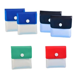 6 Pieces Portable Pocket Ashtray Pouch Fireproof Coin Purse Accessory