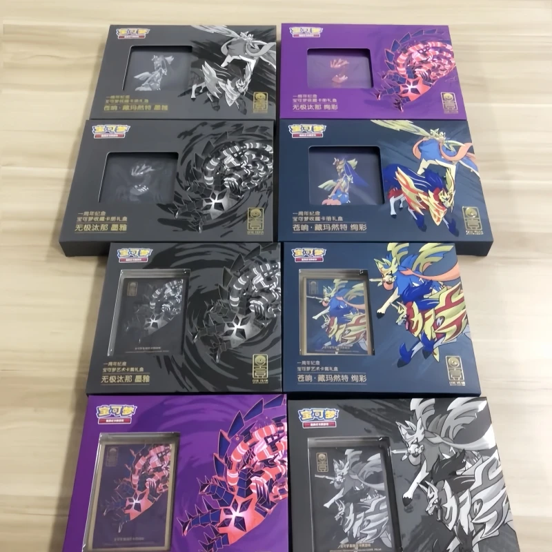 100% Original Pokes Card Simplified Chinese Ptcg Trading Cards Anniversary Gift Box Children Birthday Gifts All Series Toys
