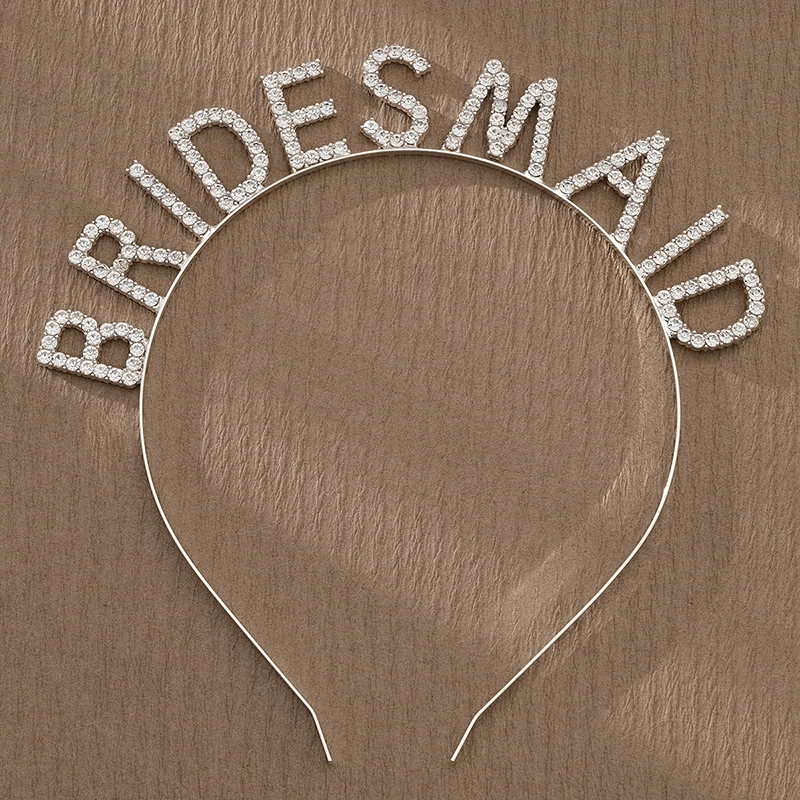 Braut Strass Alphabet Haar Hochzeit Fiesta Kopfschmuck für Frauen niedlichen Kinder Haarschmuck Haarschmuck Geburtstags geschenk – Detail 9