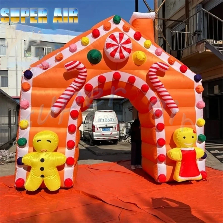 

So beautiful design custom used for kids playing Inflatable candy arch for background