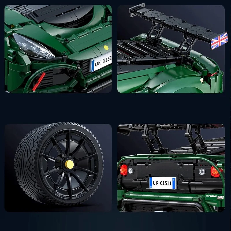 Cada 3730 قطعة 1:8 430 سوبر سبورت سيارة اللبنات نموذج مجموعة تحصيل سباق Hypercar الطوب أطقم العضلات سيارة هدية الكريسماس