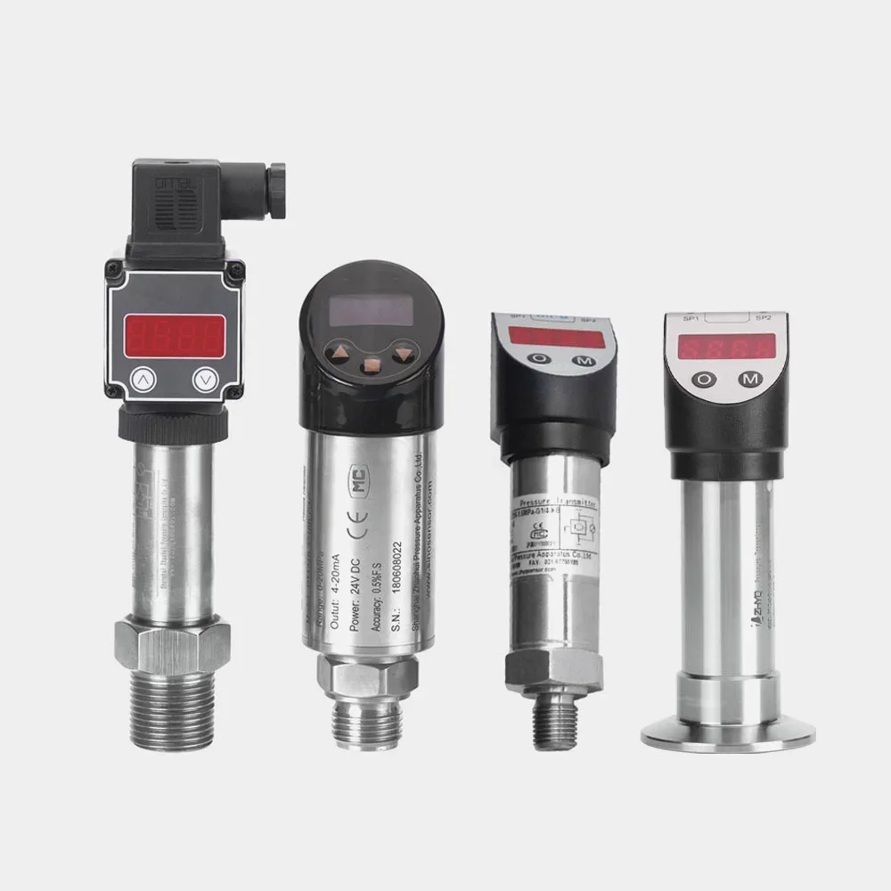 on-site LED digital display hydraulic pressure transmitter from China Shanghai manufacturer