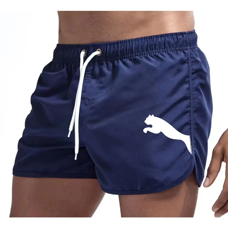 Short de plage d'été en nylon pour hommes, maillot de bain décontracté, short de plage sexy, short de planche de surf, marque de mode