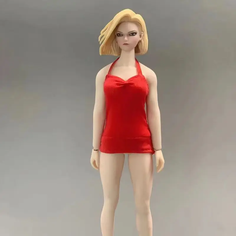

IN STOCK 1/12 Scale Female Vest Dress Sexy Backless Dress Clothes Hanging Neck Model for 6 inches Action Figure Body Accessory