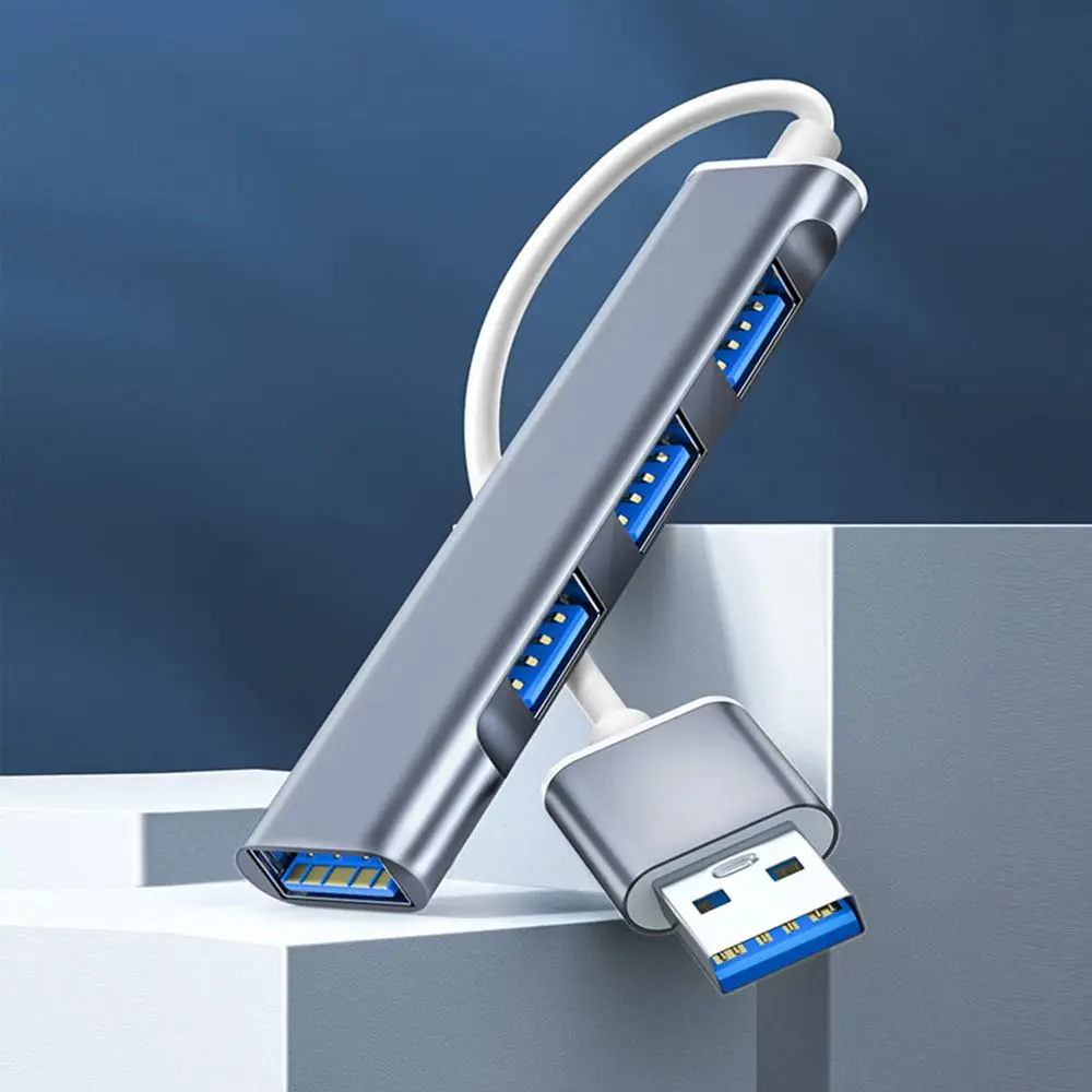 High Speed 4 Port OTG Adapter Dock Station USB C HUB USB 3.0 Expander Type-C For Laptop PC Phone Tablet
