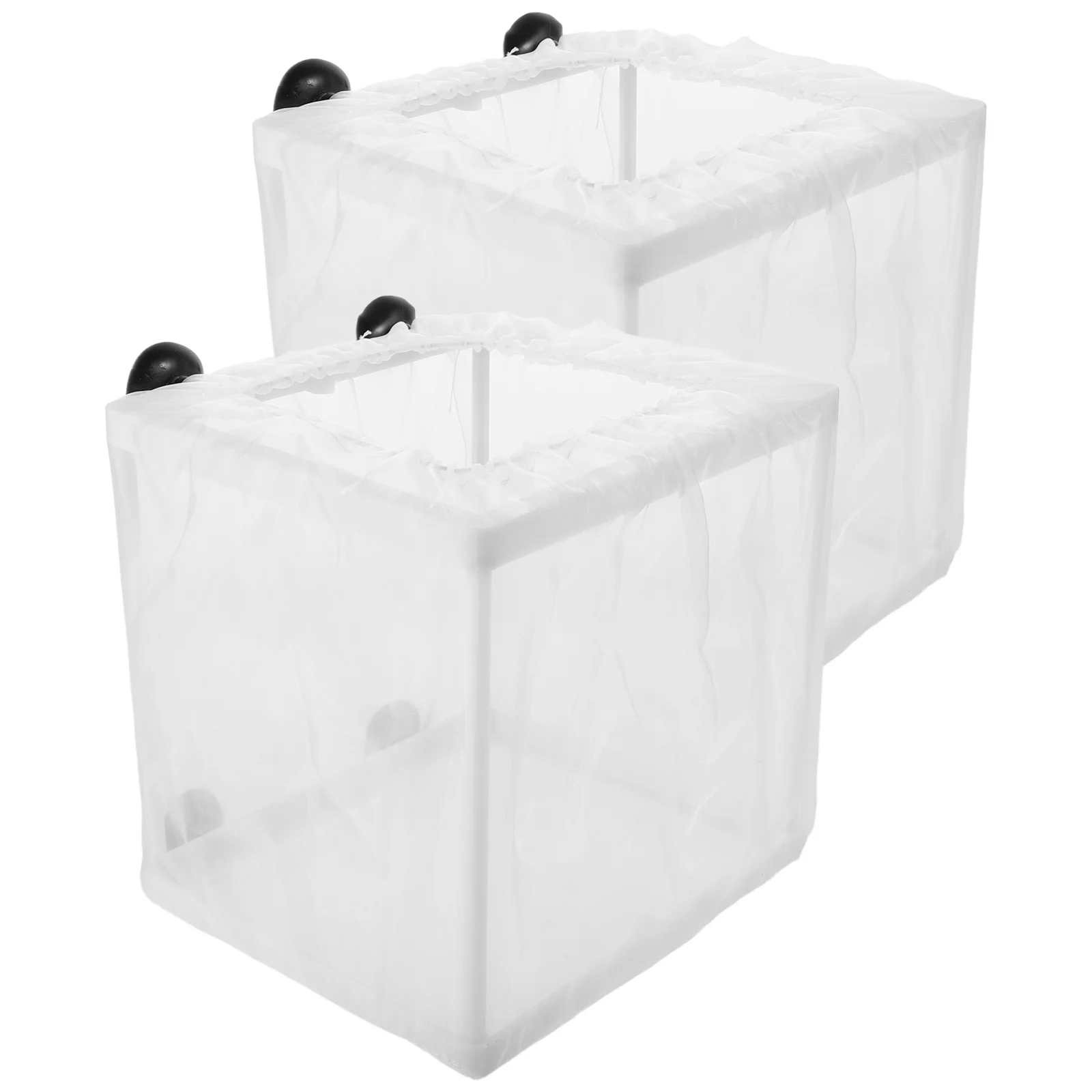 2 Pcs Breeding Isolation Box Fish Tank Hatchery Kit Tanks Plastic Cage Hatching Isolators