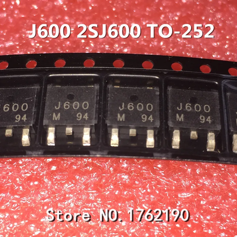 10PCS/LOT 2SJ600-Z 2SJ600 J600 TO-252 FET Switch P-Channel Power MOS Tube