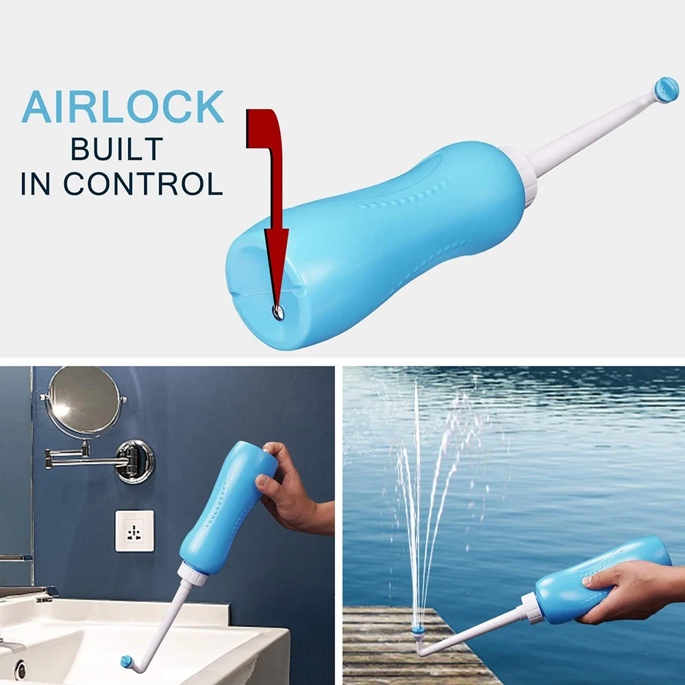 

Портативное биде-распылитель для путешествий, с защитой от протечек, ручное биде для беременных женщин, детская гигиена, очищение, личная гигиена, 450 мл, с сумкой