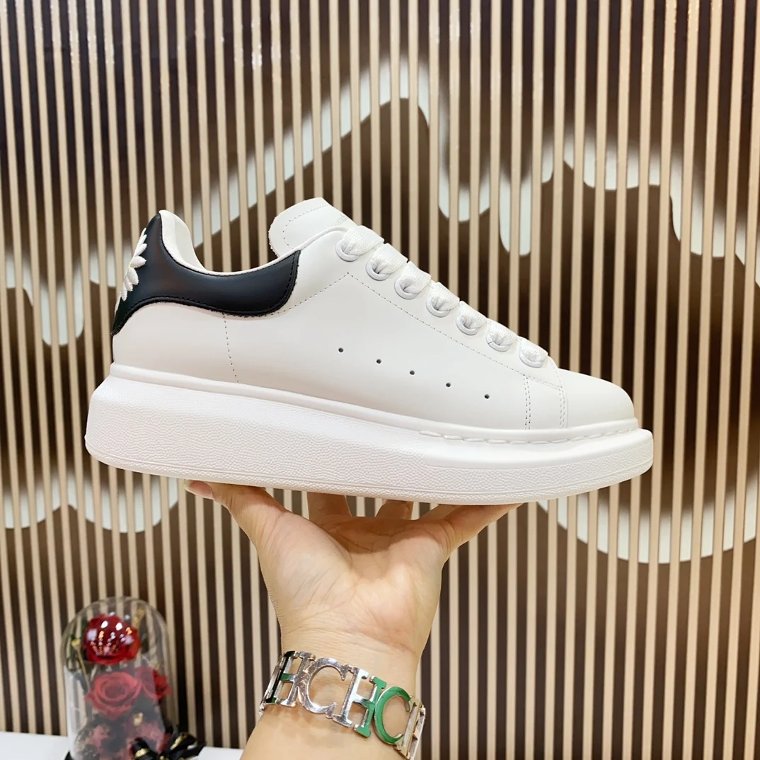 Tophoge kwaliteit heren casual sneakers echt leer dames merk designer tennisschoenen klassiek modeontwerp loopschoenen