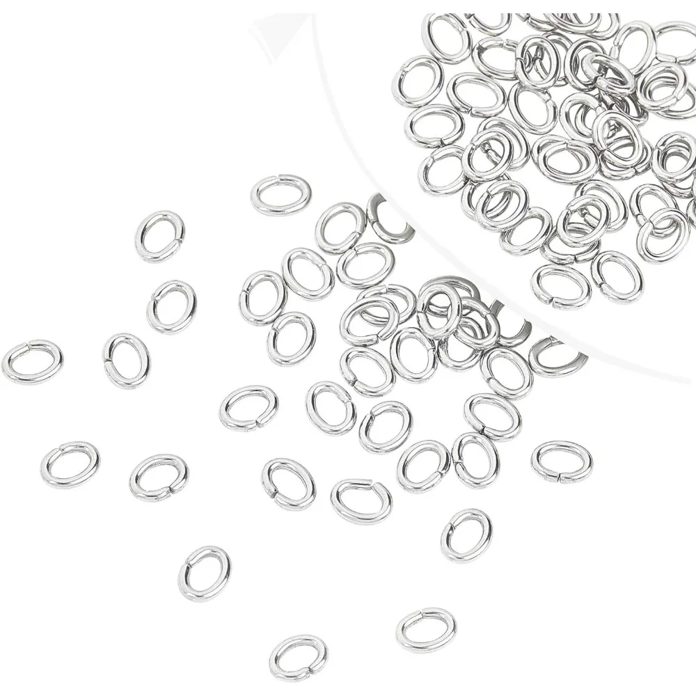 78pcs/10g 304 Stainless Steel Jump Rings, Jewelry Connectors, O Rings Chains Repair Supplies for Earring Bracelet Jewelry