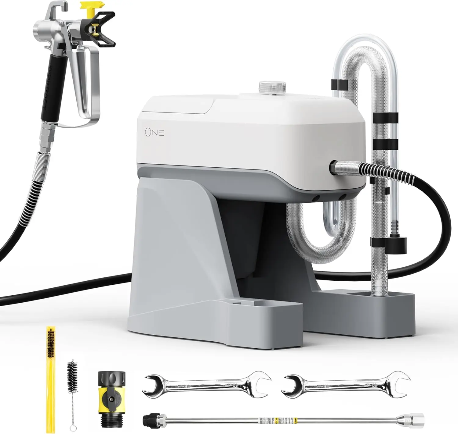 

ONE Airless Paint Sprayer, One-Button Easy Control, Pro Finish with Minimal Overspray, Thinning-Free & High Efficiency for DIY H