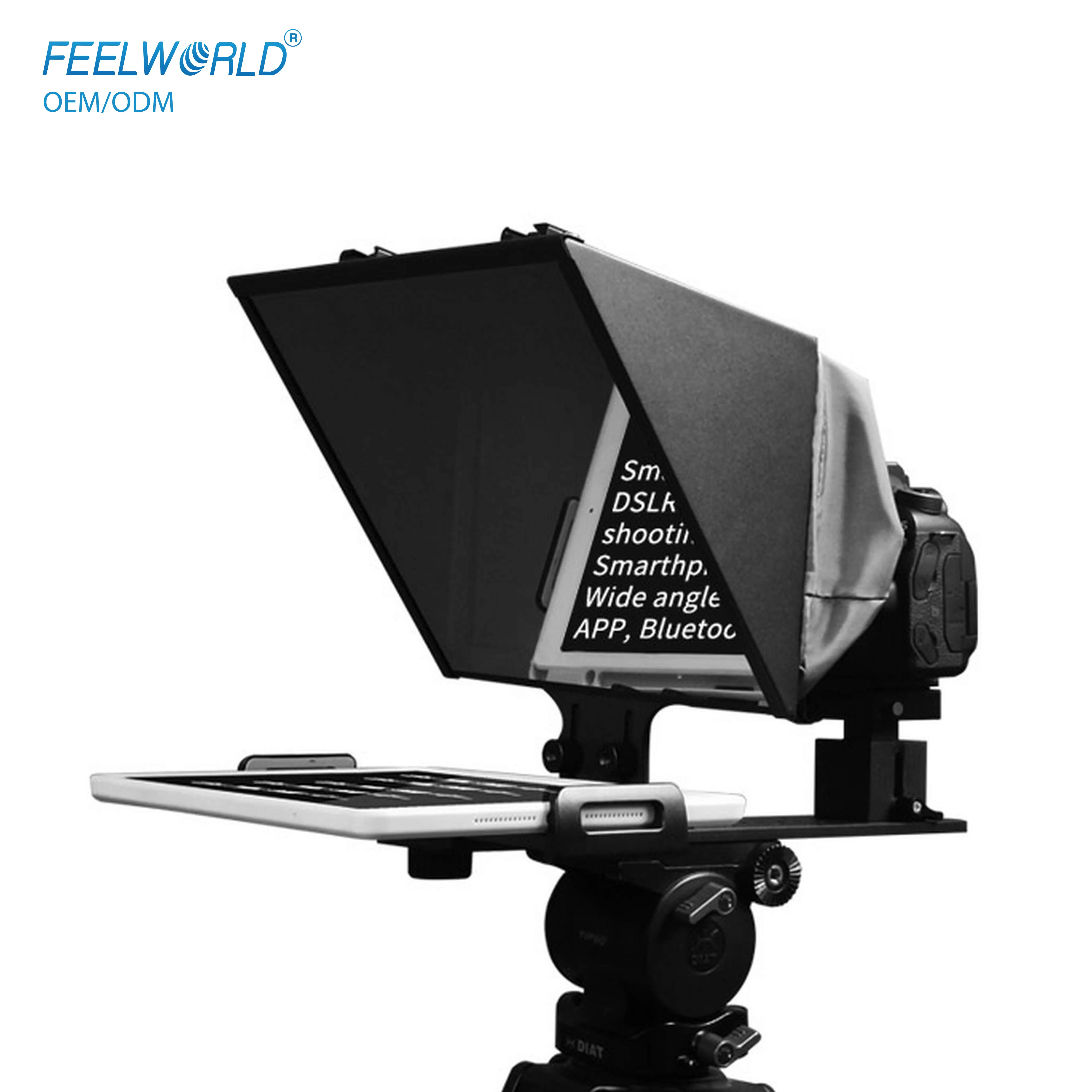 X FEELWORLD TP13A Portable Teleprompter for Education Training Online Courses Webinars with Custom Branding Solutions