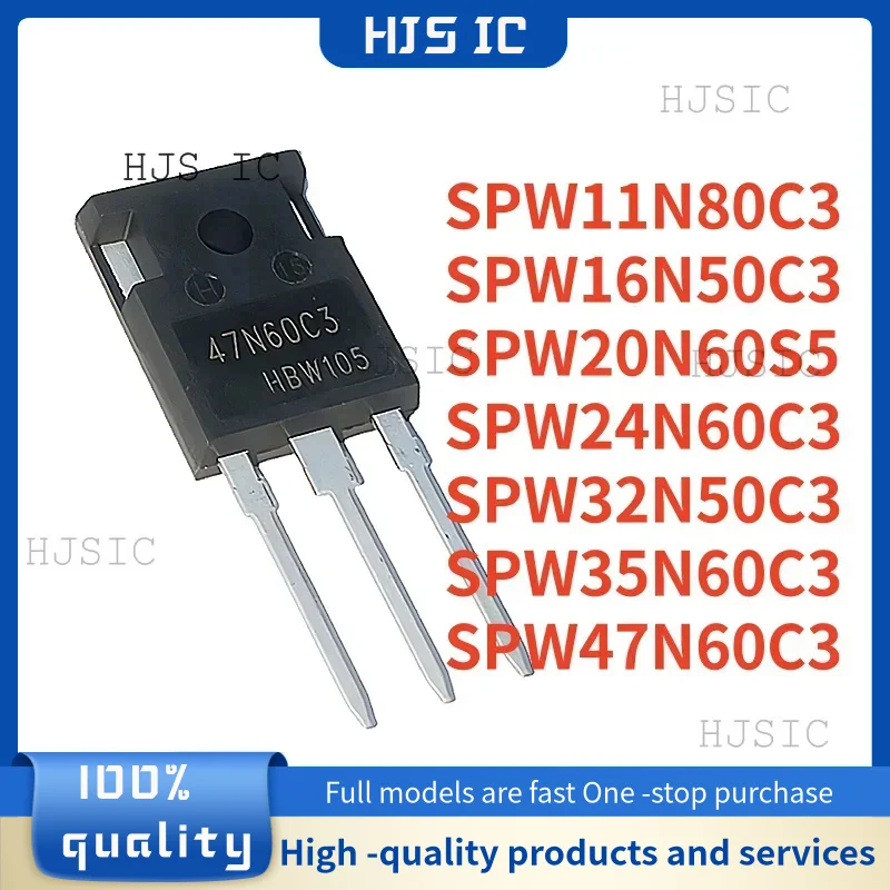 5PCS NEW 11N80C3 16N50C3 20N60S5 24N60C3 32N50C3 35N60C3 47N60C3 TO-247 SPW20N60S5 SPW24N60C3 SPW32N50C3 SPW35N60C3 SPW47N60C3
