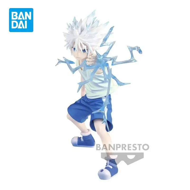 In Stock Original BANDAI Banpresto VIBRATION STARS HUNTERxHUNTER Killua Zoldyck PVC Anime Figure Action Figures Model Toys ﻿