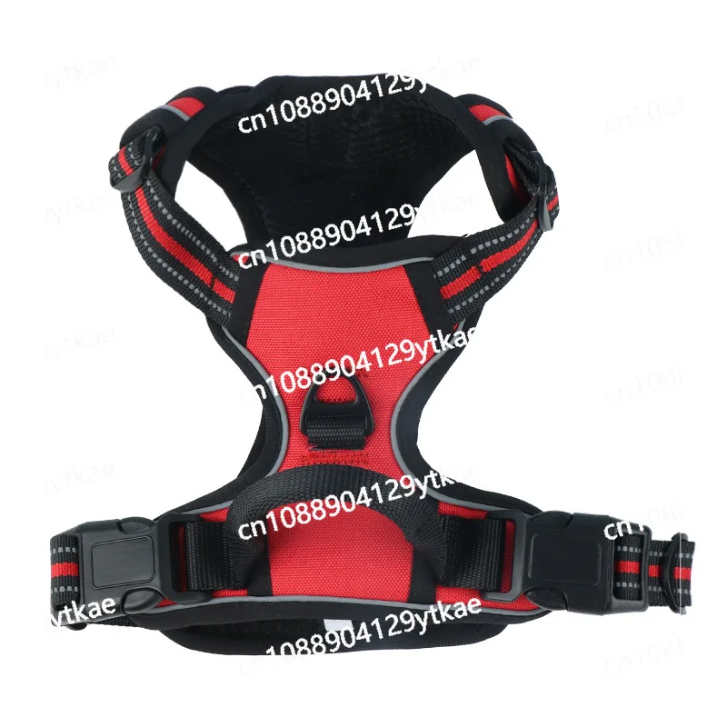 

Pet Chest and Back Explosion-proof Vest Type Reflective Chest and Back Large Dog Pet Chest and Back Traction Rope Set