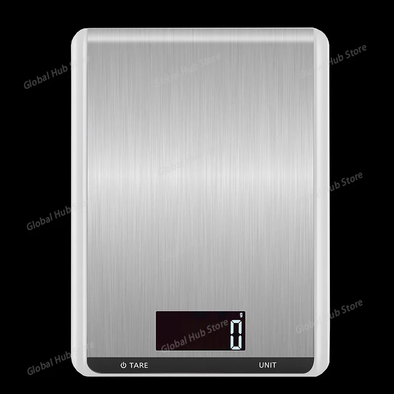 

Новые кухонные весы, питательные весы из нержавеющей стали 5 кг, высокоточные весы для выпечки пищевых продуктов, электронные платформенные весы 10 кг