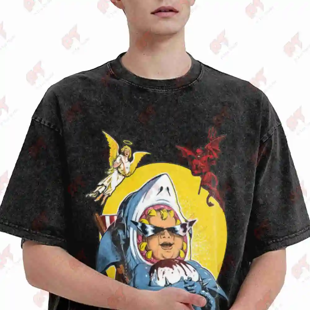 Drain Vintage Washed Tee Pure Cotton T-Shirt