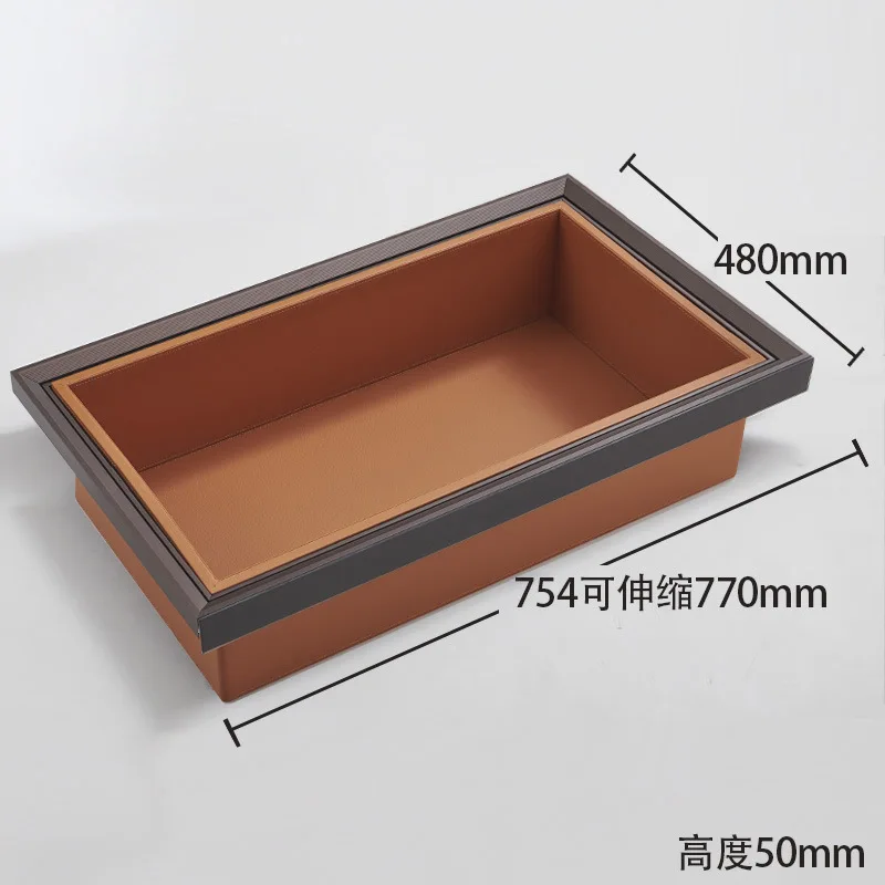 Multi-Functional Home Telescopic Drawer Type Jewelry Storage Box New Style Wardrobe Pull Basket Pull Pants Rack Made of Aluminum