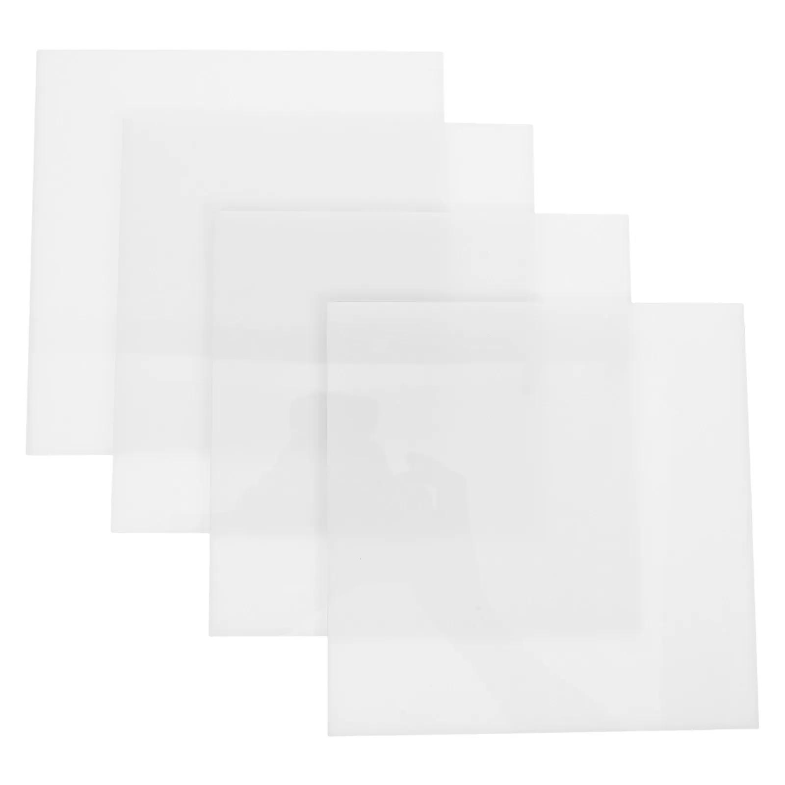 

4Pcs LED Ceiling Lights Diffuser Panel 5.8inch White Acrylic Light Diffusing Panel Anti Glare Light Cover for Office Study Home