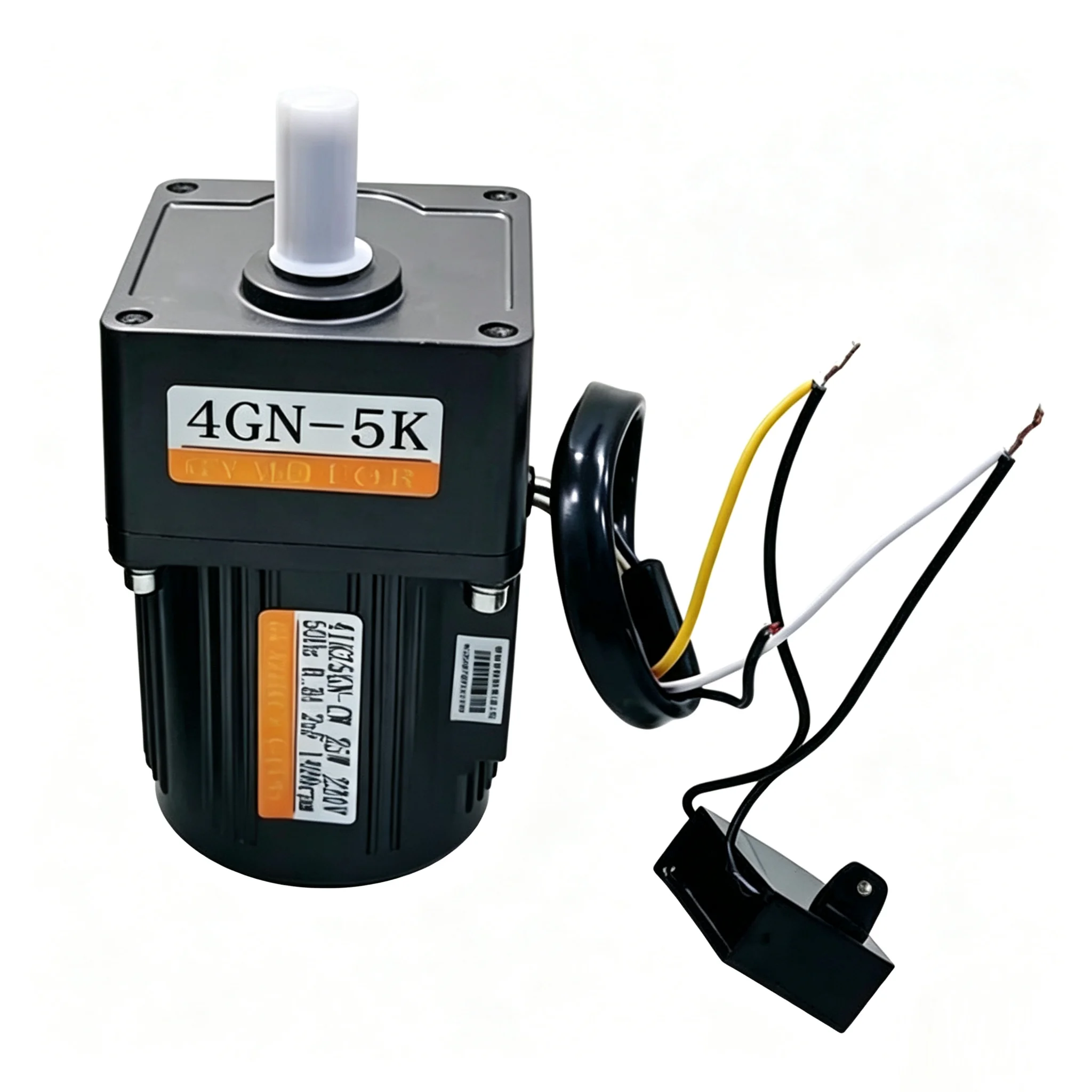 AC 220V 25W Shaft Diameter 10mm Single Phase Fixed Speed Gear Motor 4GN Gearbox Constant Speed AC Motor