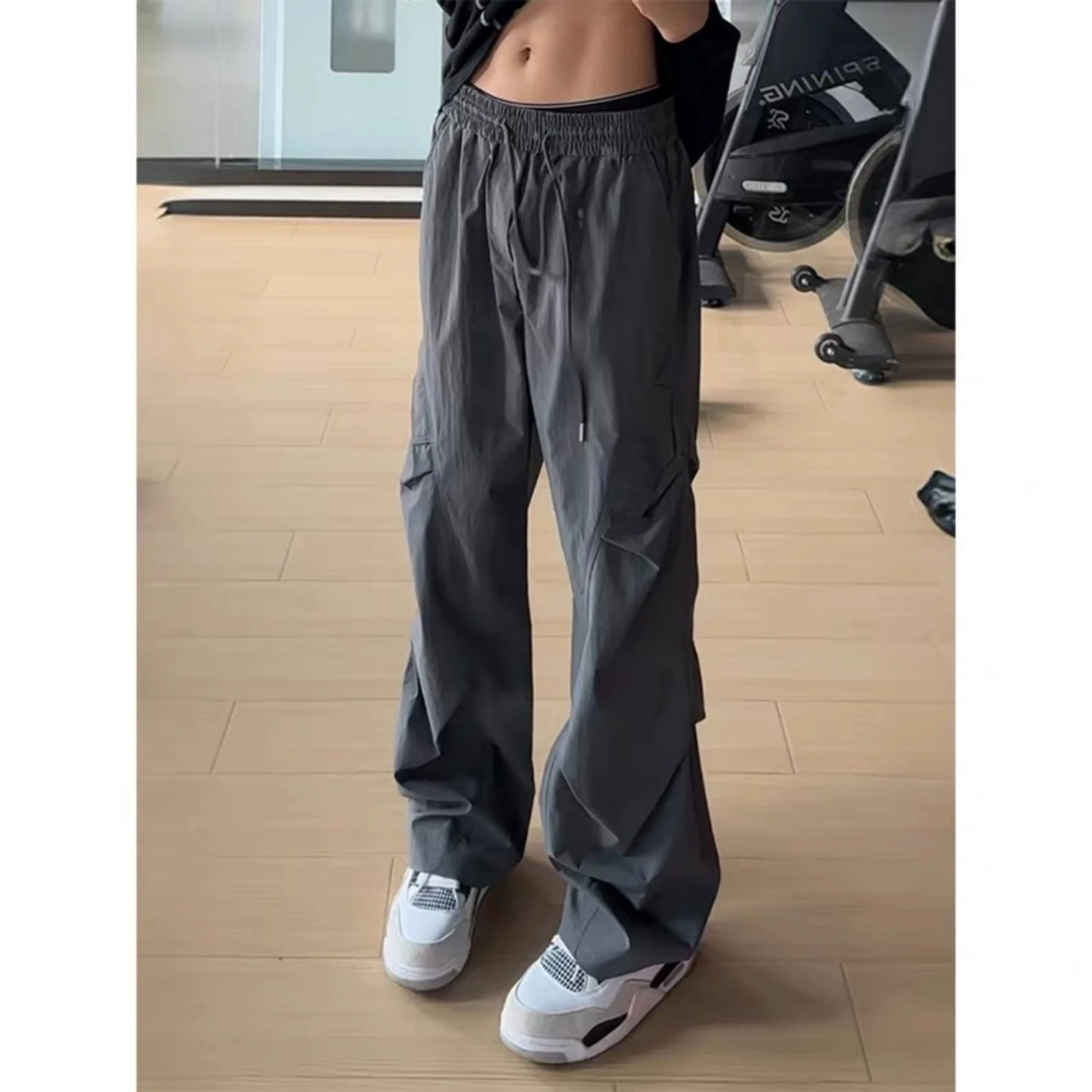 

Cleanfit Qui Dry Nylon Work Trousers ey Slant Cut Men's American Ice Silk Breathable Paratrooper Outdoor Mountain Climbin...