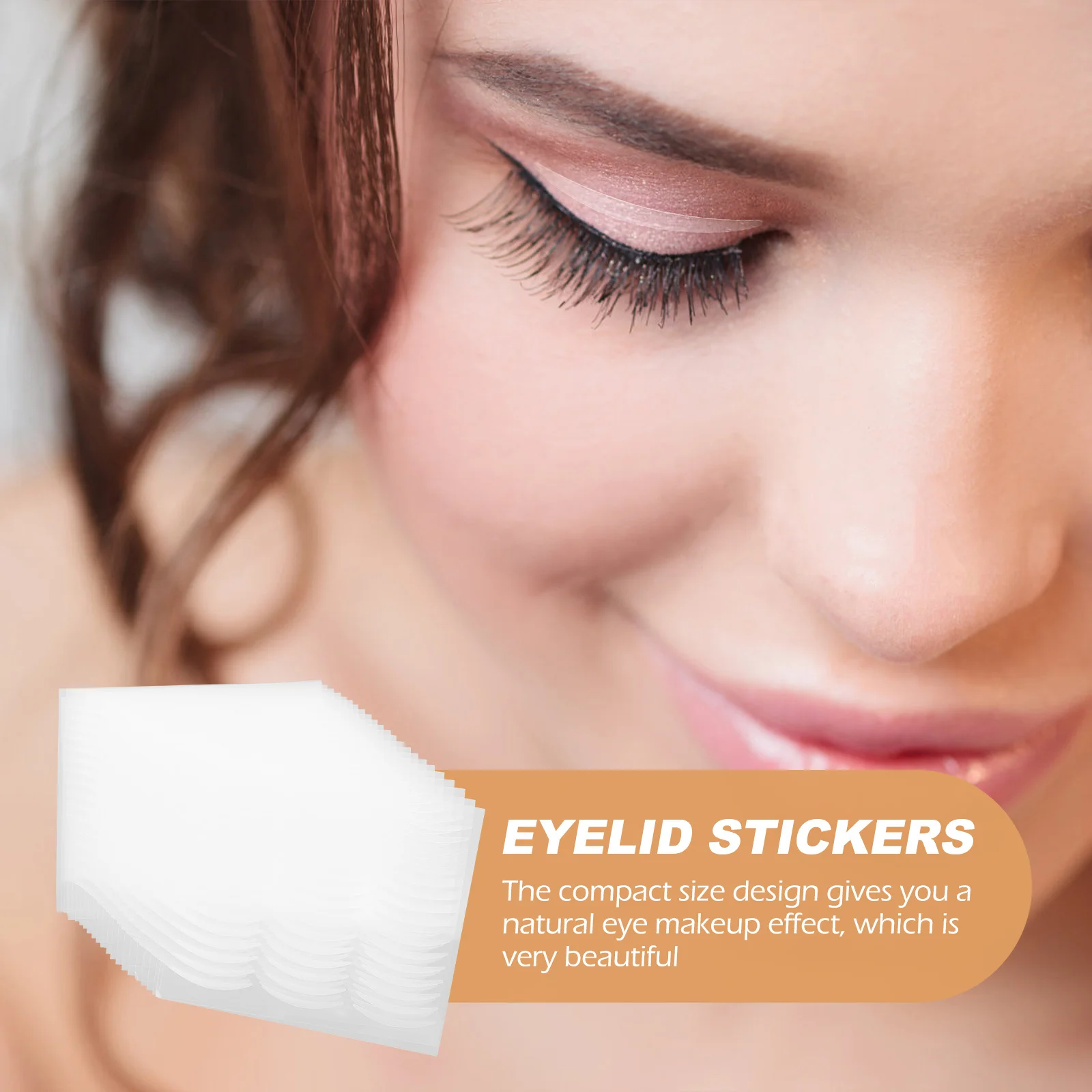 สติกเกอร์ติดเปลือกตาแบบใส 2 ชุด สำหรับผู้หญิง อุปกรณ์แต่งตาแบบธรรมชาติ ใช้ในร้านเสริมสวยมืออาชีพ น้ำหนักเบา ระบายอากาศได้ดี