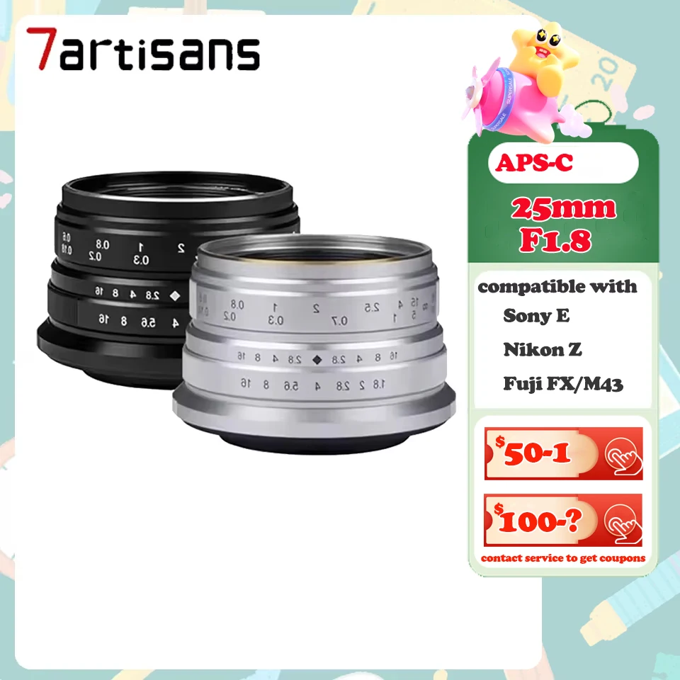 objectif-de-portrait-a-grande-ouverture-7-artisans-25mm-f18-aps-c-prime-compatible-avec-monture-sony-e-fuji-fx-nikon-z-m43