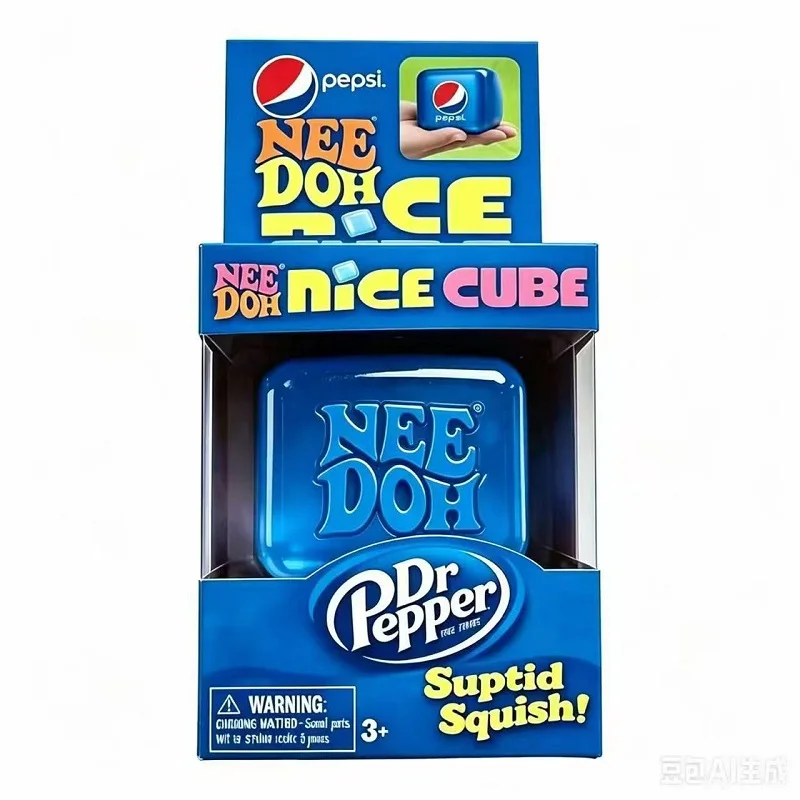 Schyling Needoh Nice Cube Sensorischer Fidget-Würfel für Erwachsene und Kinder, Desktop-Sensorik-Würfel zur Angstlinderung und Konzentrationssteigerung