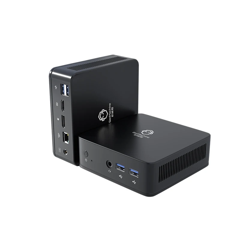 GenMachine 2023 Neuer Mini-PC AMD Ren3000 Athlon 3150U CPU-Unterstützung Windows 11 WIFI5 2,4 GHz-3,3 GHz DDR4 RAM Computer-PC-Gaming