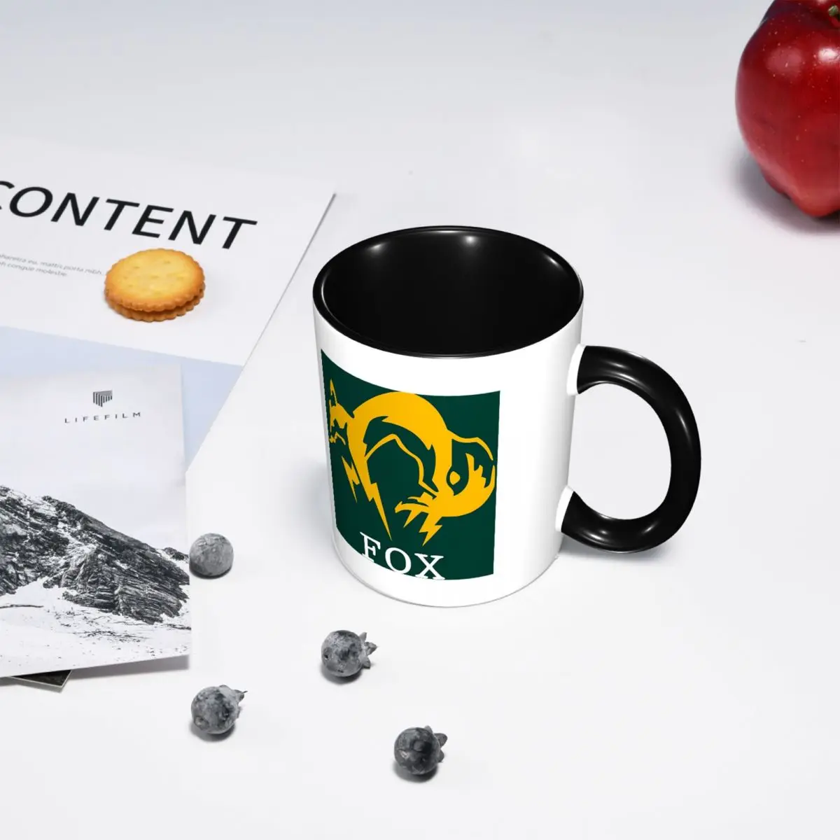 Metal Gear Solid Fox Mug Funny Ceramic Coffee Cups Tea Mugs Milk Cup Drinkware Gifts for Friends