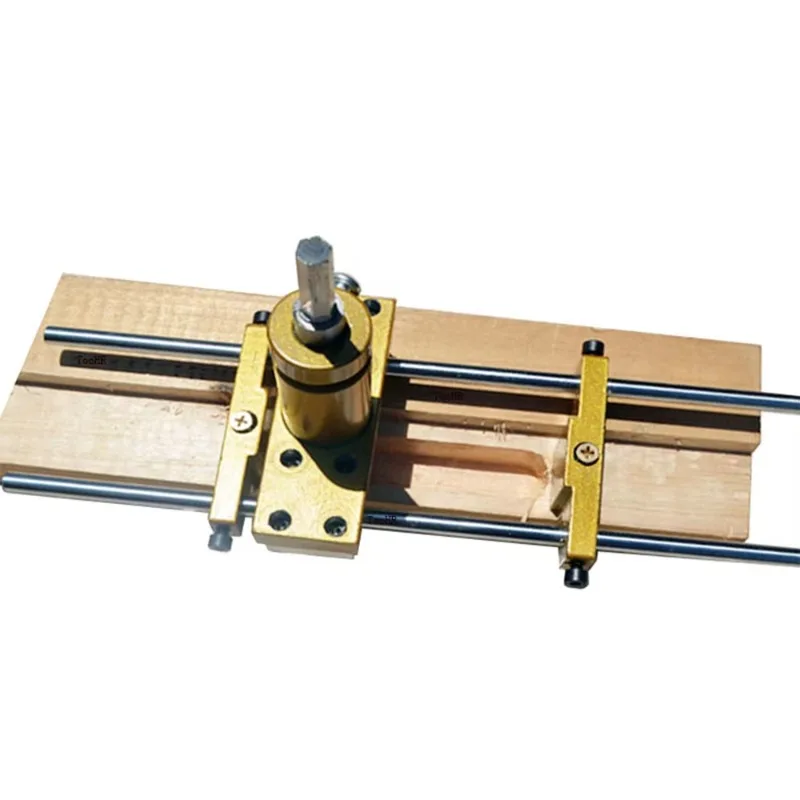 Facile da usare Blocco Mortiser Slotter Jig Sistema di guida per la perforazione dei fori chiave Kit di apertura dei fori della serratura per porte in legno