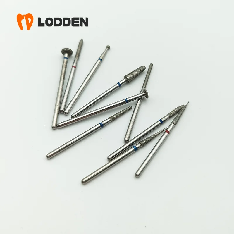 Schleif- und Polierset für Dentallabore für Metall, Acryl, Keramik, Zirkonoxid, Lithiumdisilikat mit Diamantbohrern und Gummirollen – Detail 18