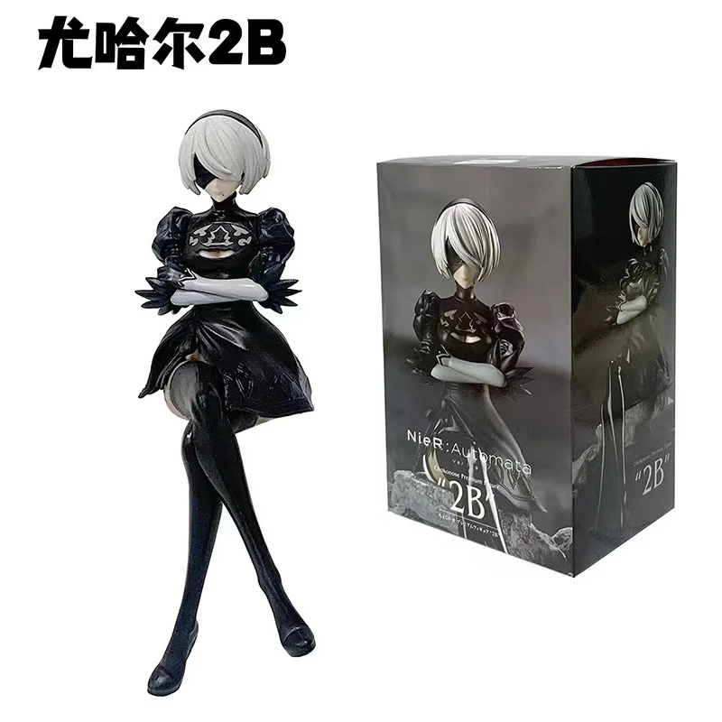 New NieR:Automata Yorha No. 2 PVC Anime Action Figures Model 15CM Collection Ornament Anime Cartoon Model Toy Gift