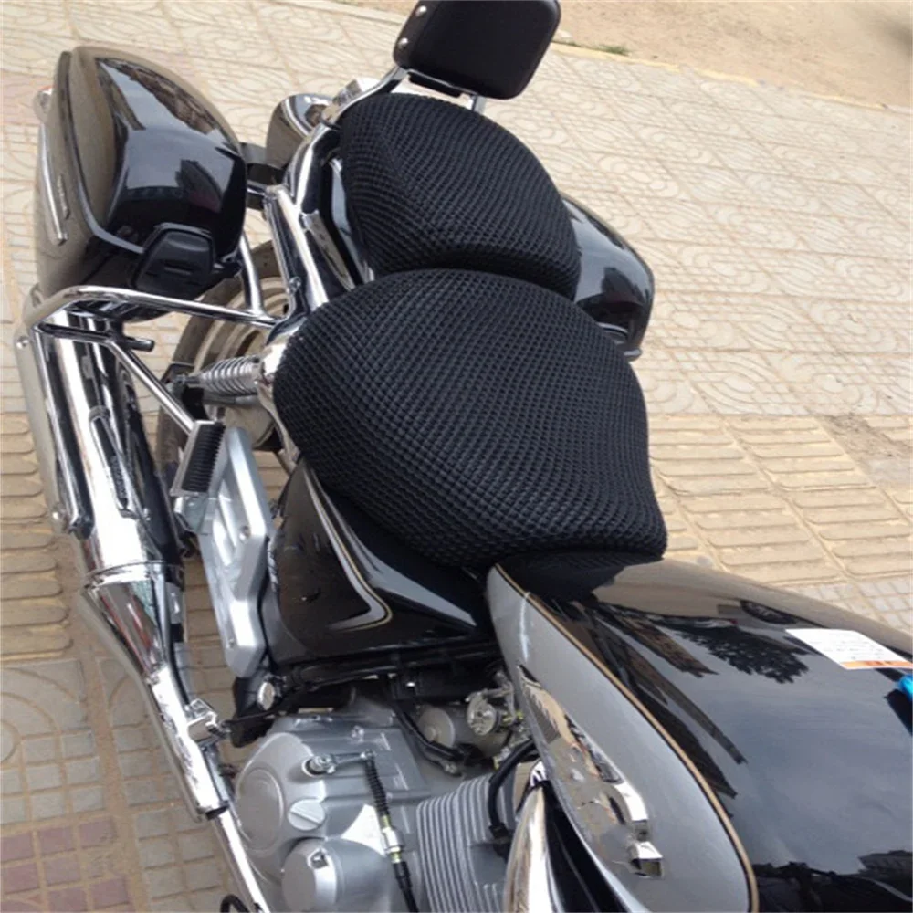 Funda de cojín para asiento de motocicleta, cubierta de malla para SUZUKI GZ125HS, American Crown, Prince, GZ150-A