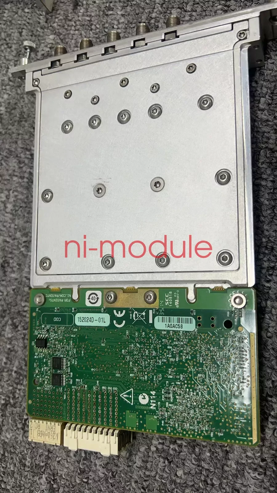 NI PXIe-2543 National Instruments    Multiplexer Switch Module    Tested Completed view 3