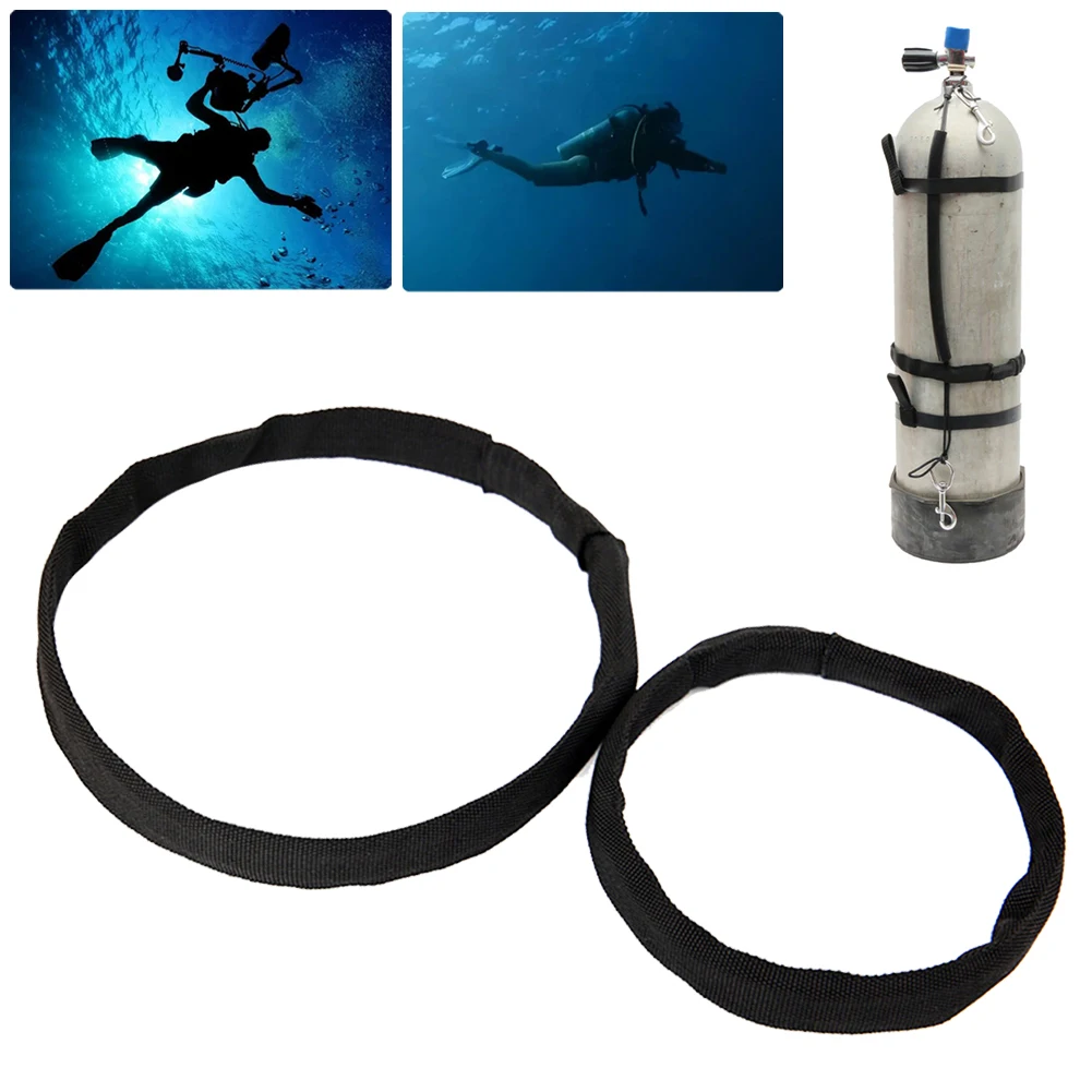 Stainless Steel Dive Gear Adjustable Tank Holder & Secure Retainer B Designed Specifically for Scuba Use on Various Cylinders