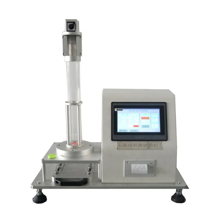 

High Quality Foam Fall Coefficient Test Machine Foam Drop Ball Rebound Resilience Tester Falling Impact Testing Equipment