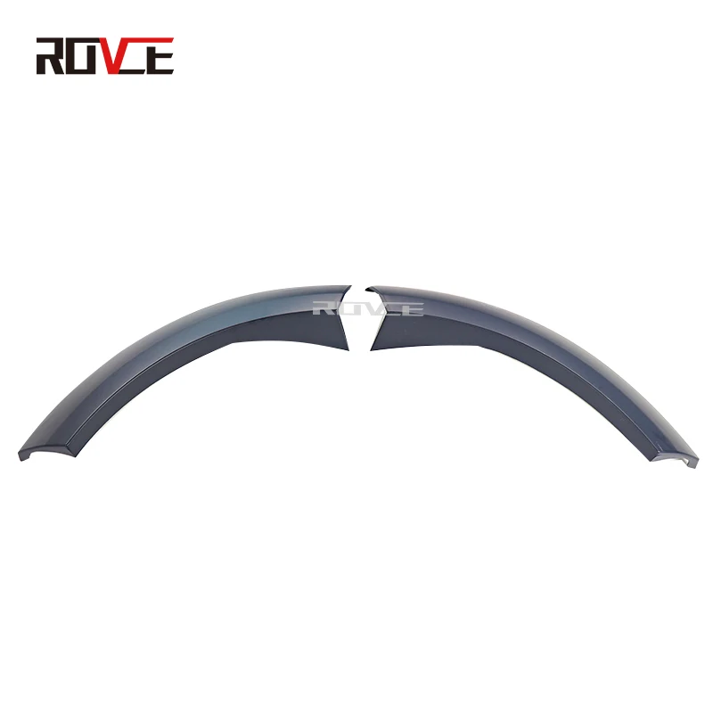 ROVCE Fender Wheel Eyebrow Trim Strip Leaf Plate For Land Rover Discovery 4 2010-2016 Auto Fenders Accessories