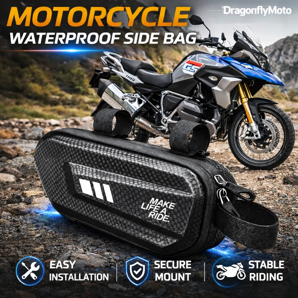 

Large Capacity Motorcycle Side Bag For BMW R1200GS R1250GS R 1200GS R1250 GS R 1250 LC Waterproof Multifunctional Storage Pouch