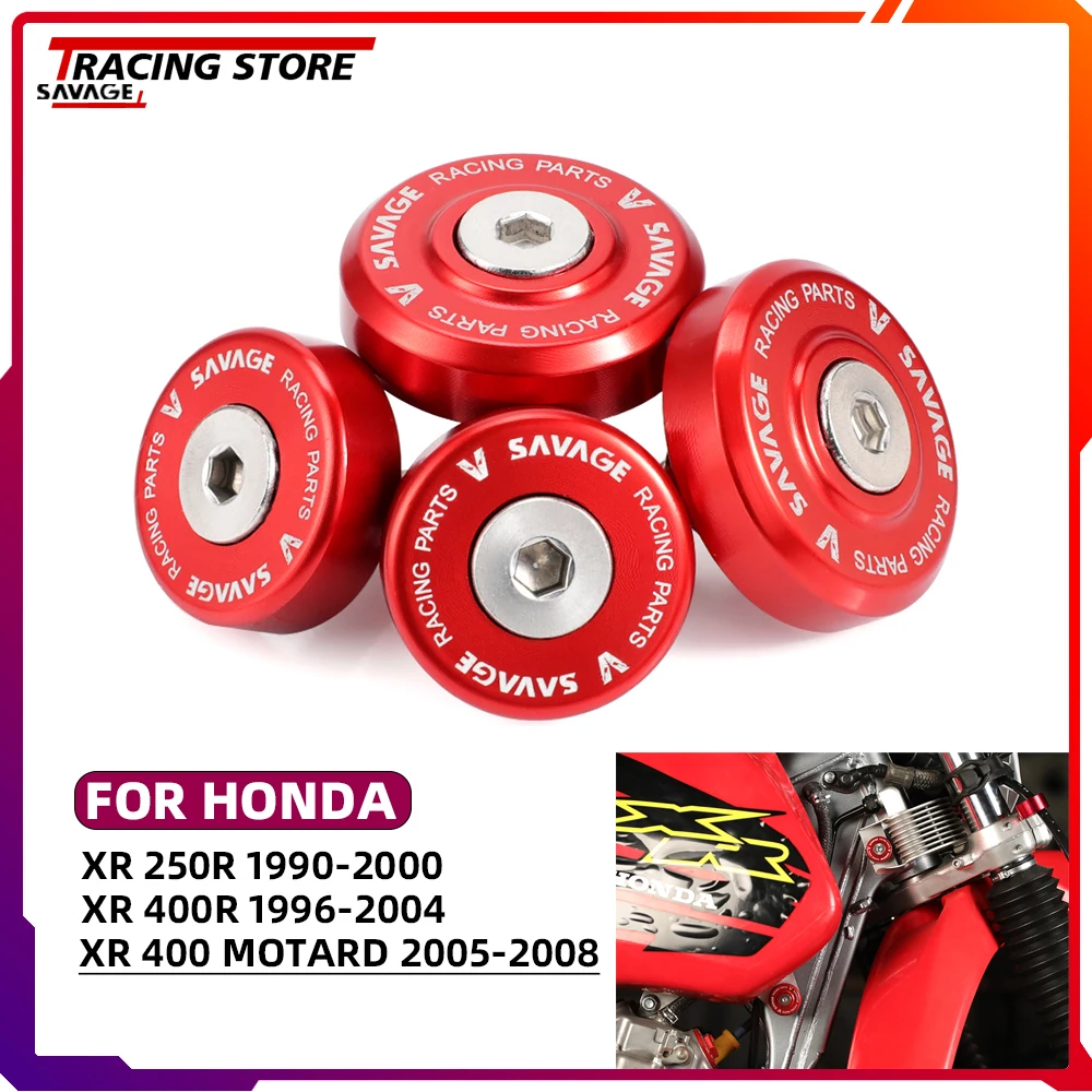 

4PCS For HONDA XR250R XR400R Motard XR 250R 400 400R Fuel Tank Setting Collar Oil Cooler Washer Screw XR Motorcycle Accessories