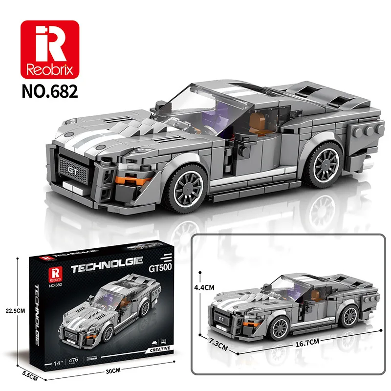 Hot 2024 MOC Technique Car City Speed Champion Sports Racing Car Building Blocks Carro Rennau Voiture Vehicle Toys Gift