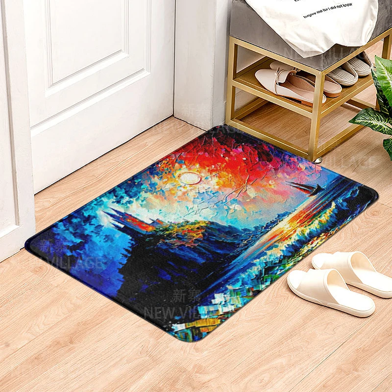 House entrance carpet Home Colorful animals doormat  Room Bath mat Foot mat bathroom non-slip mat Kitchen water absorption mat