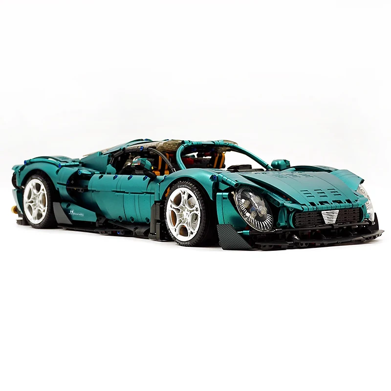 New GULY 10621 High-Tech Super Sports Vechiel Hypercar Model Building Blocks Brick Assembly Puzzle DIY Toys Christmas Gifts Kids