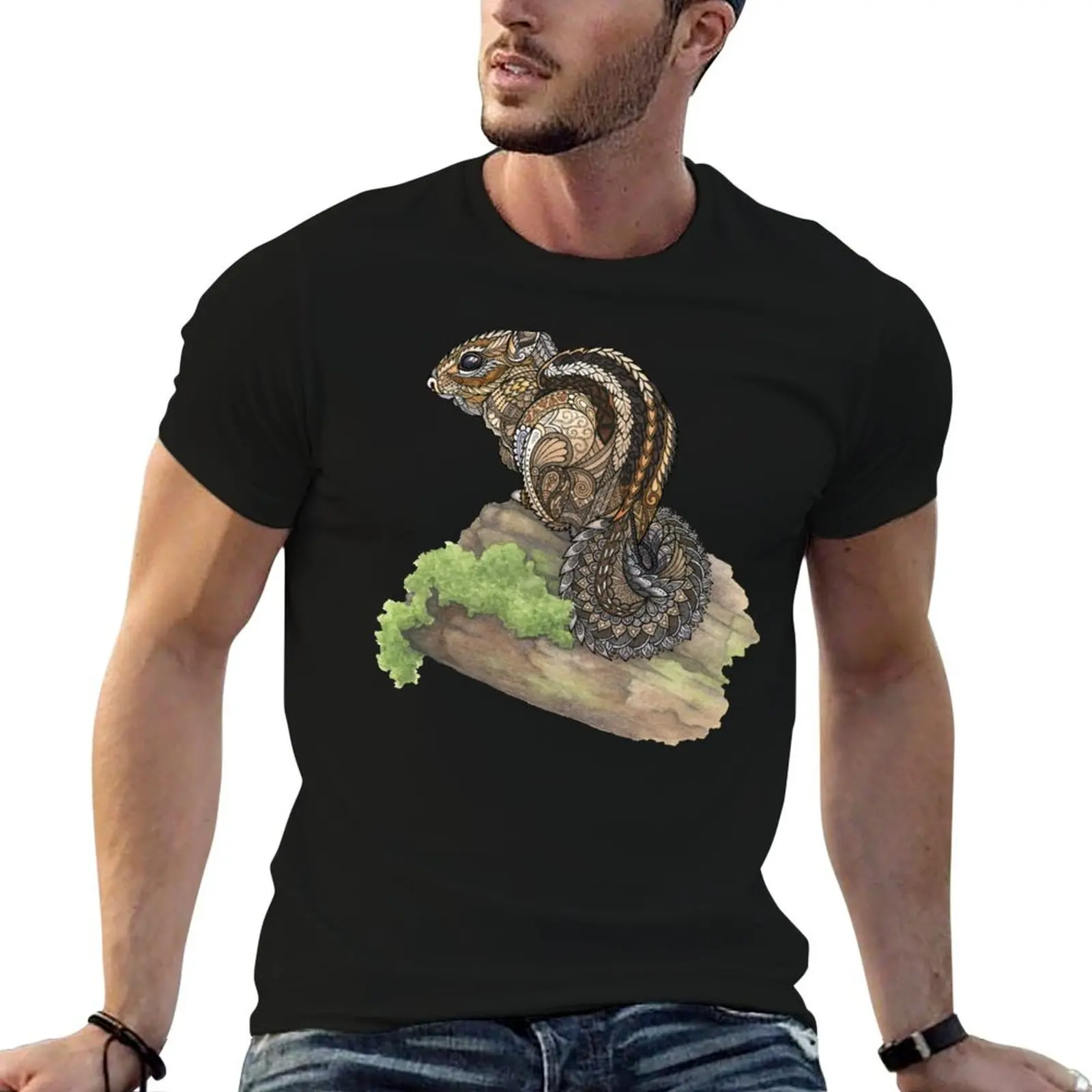 

Chipmunk T-Shirt anime t shirts for man man t shirts for men casual t shirt custom print T-Shirt