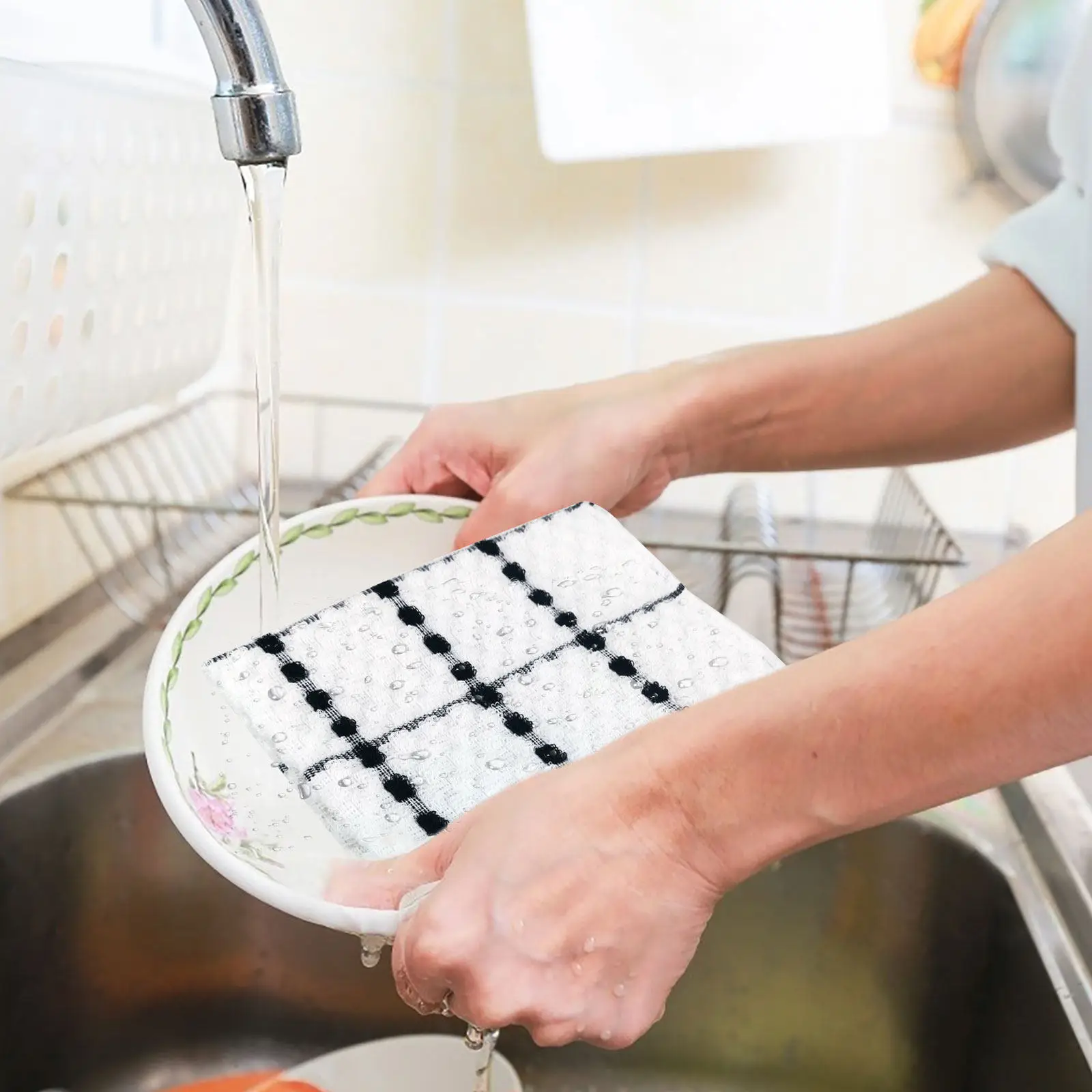 

Набор из 3 легких многоразовых кухонных салфеток для стола, рук и мытья посуды, универсальные полотенца, кухонные принадлежности